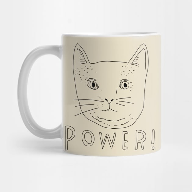 Frightened Rabbit Power Cat by SentABearToSpace 